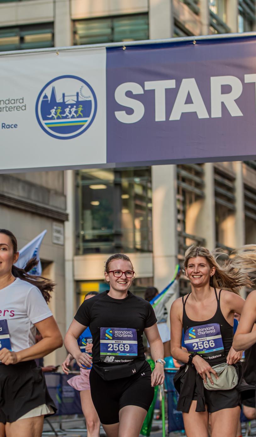 The Start Line for City Race 