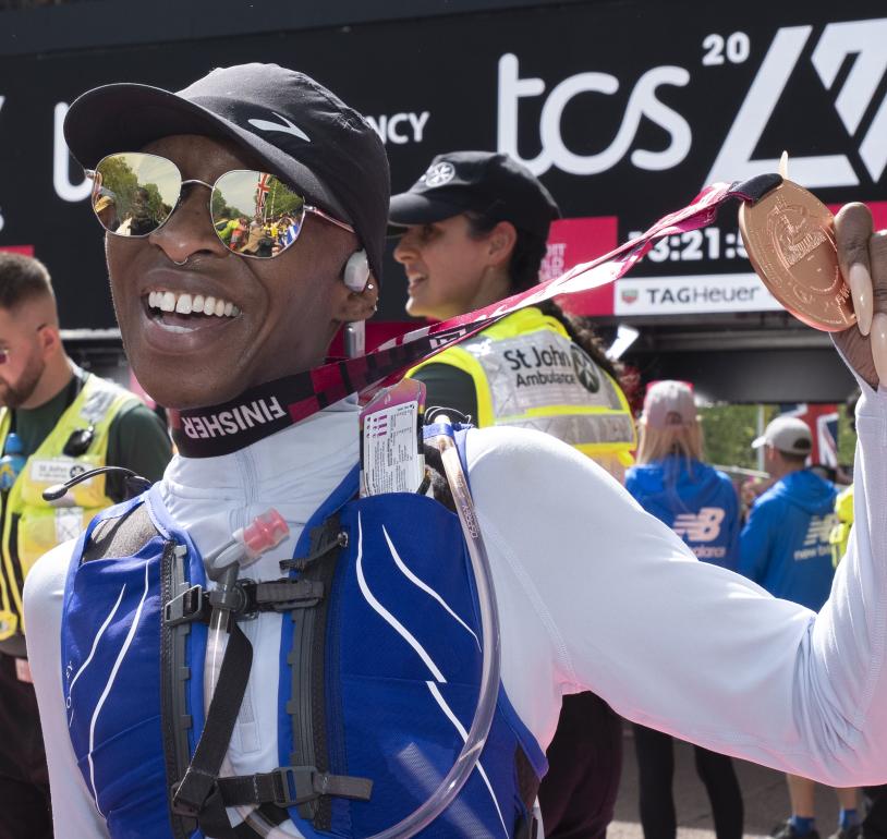 Cynthia Erivo at the Finish Line