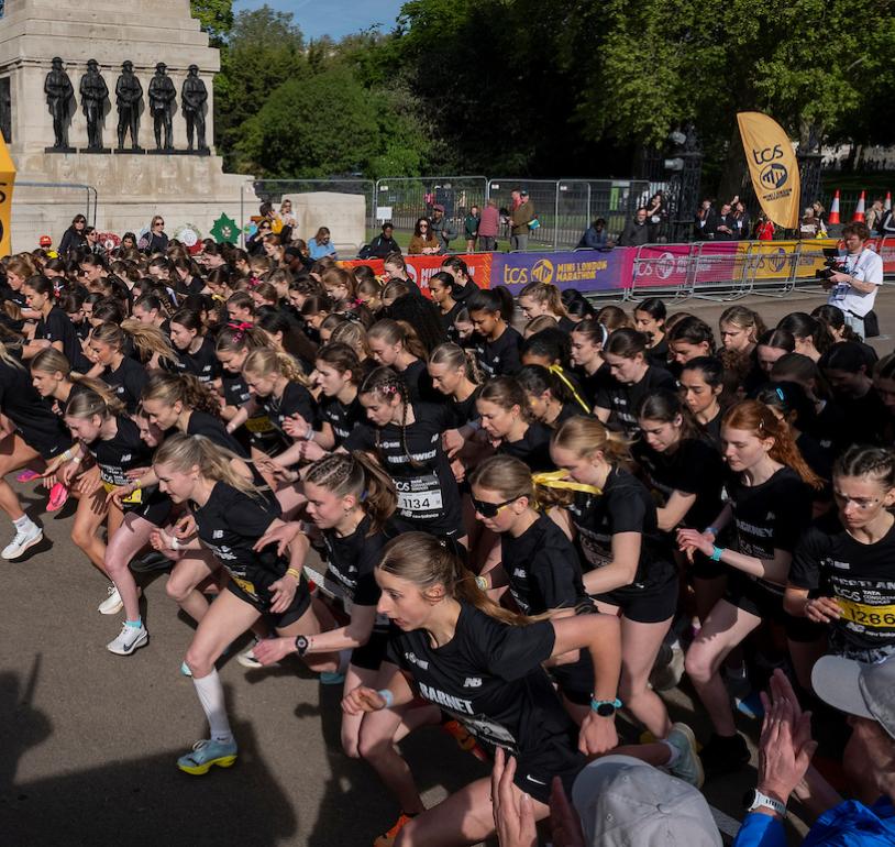 Championships runners set off from the start line