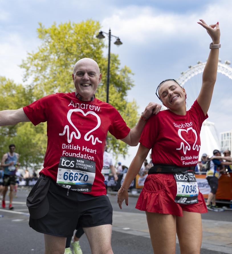 British Heart Foundation charity runners