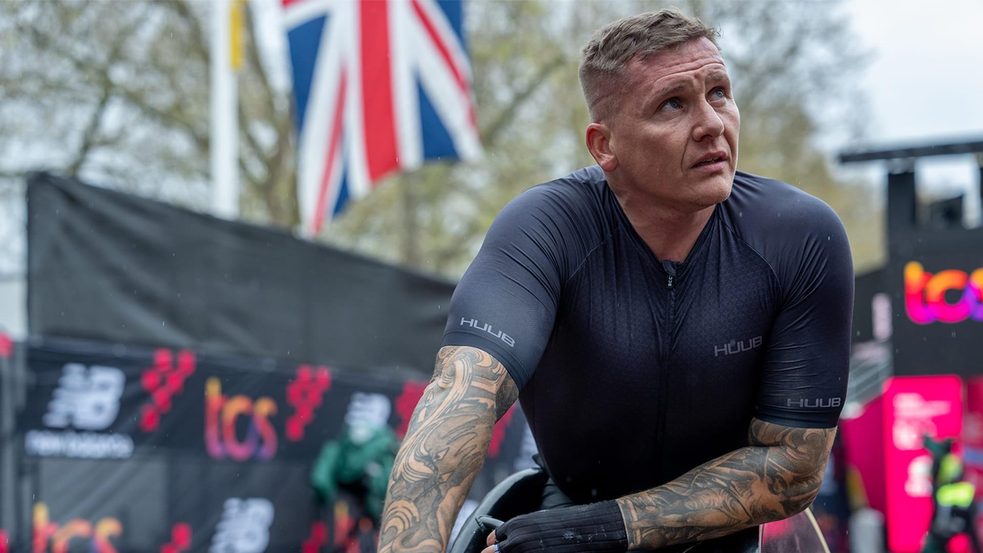 David Weir at the TCS London Marathon 2023
